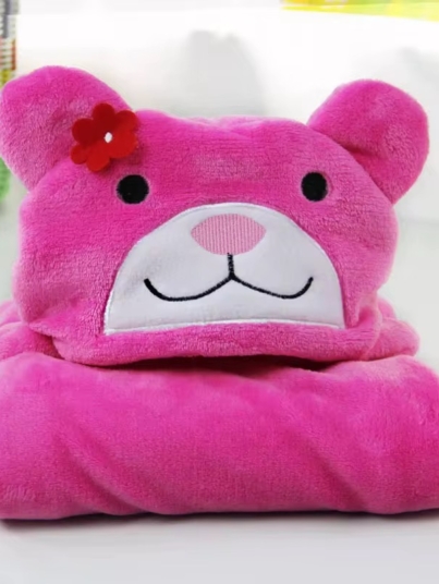 fleece hooded blanket