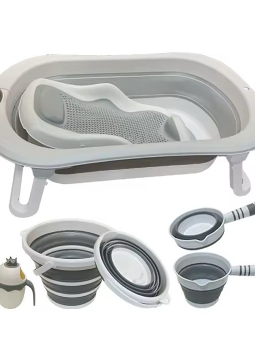 Foldable Bathtub Set